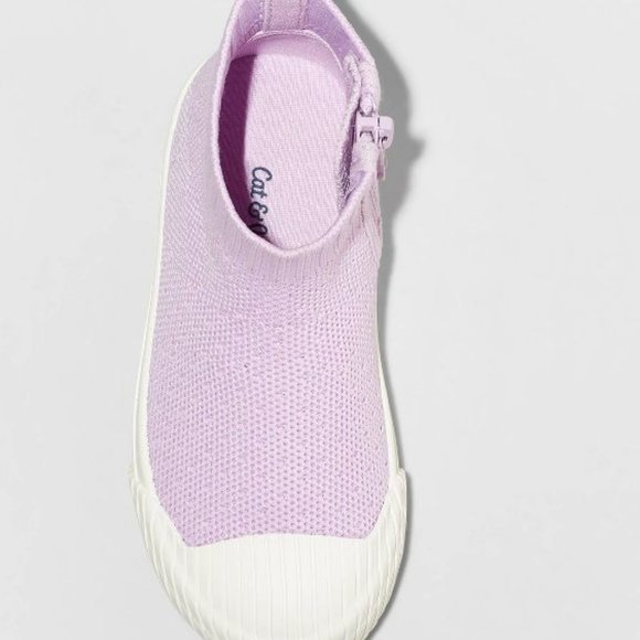 Toddler Girls' Leslie Zipper Slip-On Sneakers - Cat & Jack - Picture 2 of 4